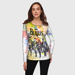 Лонгслив женский The Beatles: Colour Spray, цвет: 3D-принт — фото 2