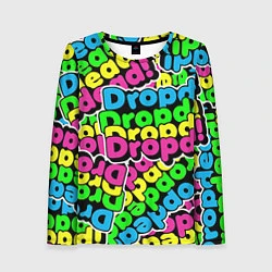 Лонгслив женский Drop Dead: Acid Pattern, цвет: 3D-принт