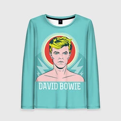 Женский лонгслив David Bowie: pop-art