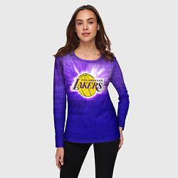 Лонгслив женский Los Angeles Lakers, цвет: 3D-принт — фото 2