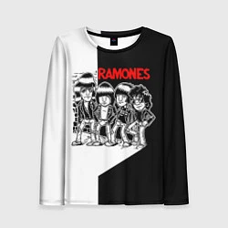 Лонгслив женский Ramones Boys, цвет: 3D-принт