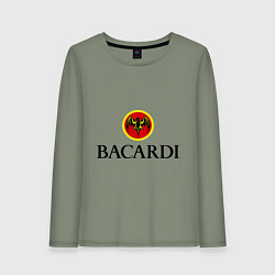 Лонгслив хлопковый женский Bacardi, цвет: авокадо