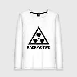 Лонгслив хлопковый женский Radioactive, цвет: белый