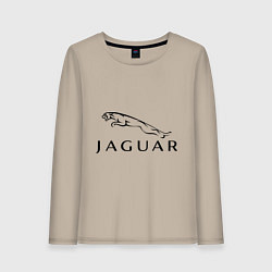 Лонгслив хлопковый женский Jaguar, цвет: миндальный