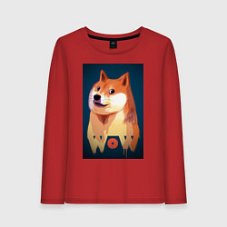 Женский лонгслив Wow Doge