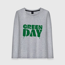 Лонгслив хлопковый женский Green Day, цвет: меланж