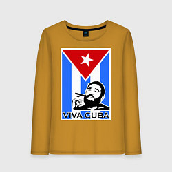 Женский лонгслив Fidel: Viva, Cuba!