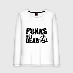 Женский лонгслив Punks not dead