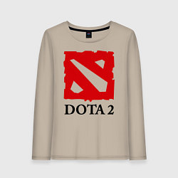 Женский лонгслив Dota 2: Logo