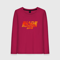 Лонгслив хлопковый женский Blade Runner 2049, цвет: маджента