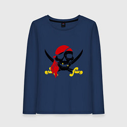 Женский лонгслив Пиратская футболка