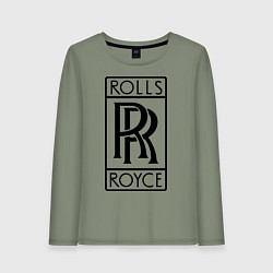 Женский лонгслив Rolls-Royce logo