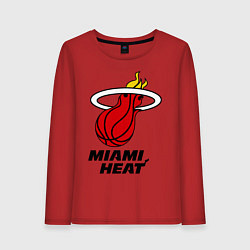 Женский лонгслив Miami Heat-logo