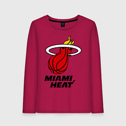 Женский лонгслив Miami Heat-logo