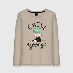 Женский лонгслив Chill Yoongi