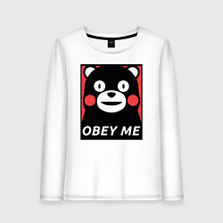 Женский лонгслив Kumamon: Obey Me