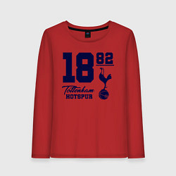 Лонгслив хлопковый женский FC Tottenham 1882, цвет: красный
