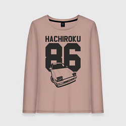 Женский лонгслив Toyota AE86 Hachiroku