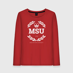 Женский лонгслив MSU