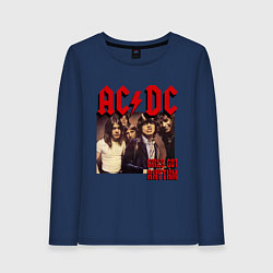 Лонгслив хлопковый женский Girls got the rhythm, цвет: тёмно-синий
