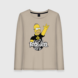 Женский лонгслив Rock n Roll
