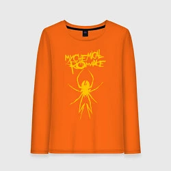 Лонгслив хлопковый женский My Chemical Romance spider, цвет: оранжевый