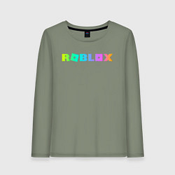 Лонгслив хлопковый женский ROBLOX, цвет: авокадо