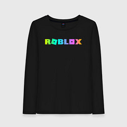 Лонгслив хлопковый женский ROBLOX, цвет: черный