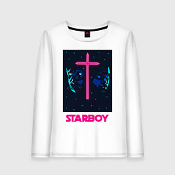 Лонгслив хлопковый женский STARBOY, цвет: белый