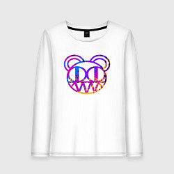 Лонгслив хлопковый женский Radiohead, цвет: белый