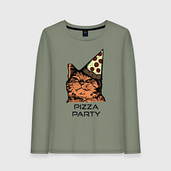 Женский лонгслив PIZZA PARTY