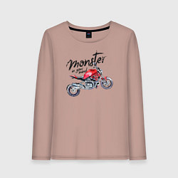 Женский лонгслив Monster