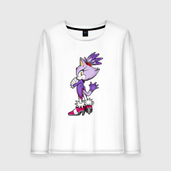 Женский лонгслив SONIC Кошка Блейз
