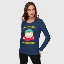 Лонгслив хлопковый женский South Park, Эрик Картман, цвет: тёмно-синий — фото 2