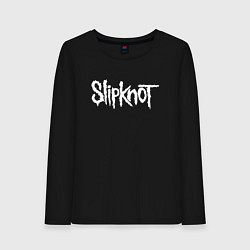 Лонгслив хлопковый женский SLIPKNOT НА СПИНЕ, цвет: черный