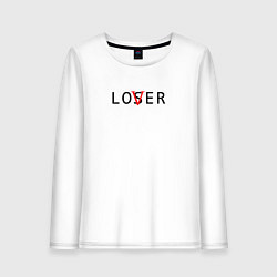 Женский лонгслив Lover - loser