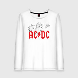 Женский лонгслив ACDC