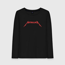 Лонгслив хлопковый женский And Justice For All Metallica, цвет: черный
