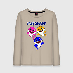 Женский лонгслив Baby Shark