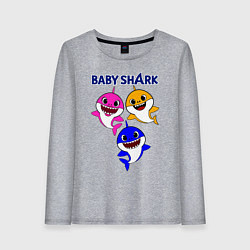 Женский лонгслив Baby Shark