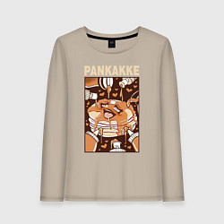 Лонгслив хлопковый женский Pankakke, цвет: миндальный