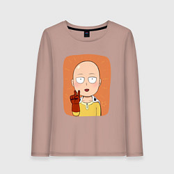 Женский лонгслив Сайтама One Punch Man