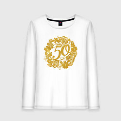 Женский лонгслив 50 лет