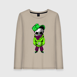 Женский лонгслив Skoda Skull Z