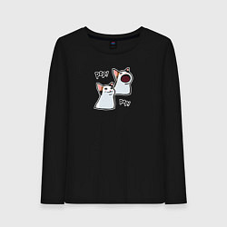 Женский лонгслив Pop Cat