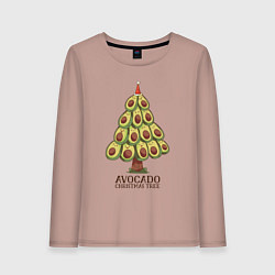Женский лонгслив Avocado Christmas Tree