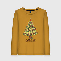 Женский лонгслив Avocado Christmas Tree