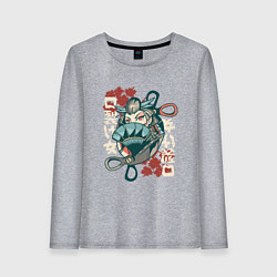 Женский лонгслив Кутисакэ онна манга аниме