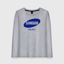 Лонгслив хлопковый женский Samogon galaxy, цвет: меланж