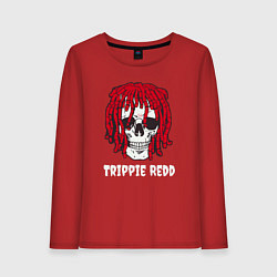 Лонгслив хлопковый женский TRIPPIE REDD, цвет: красный